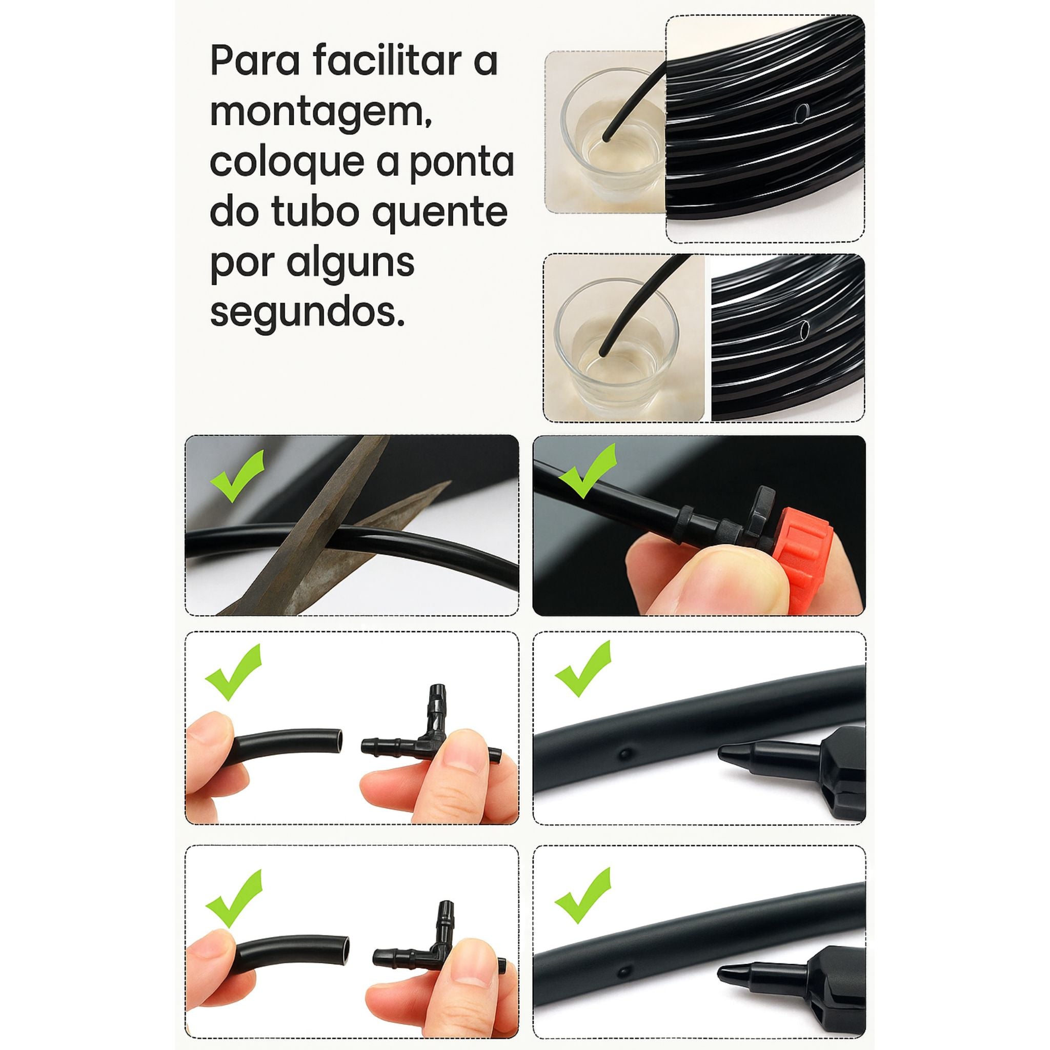 Microtubo de irrigação