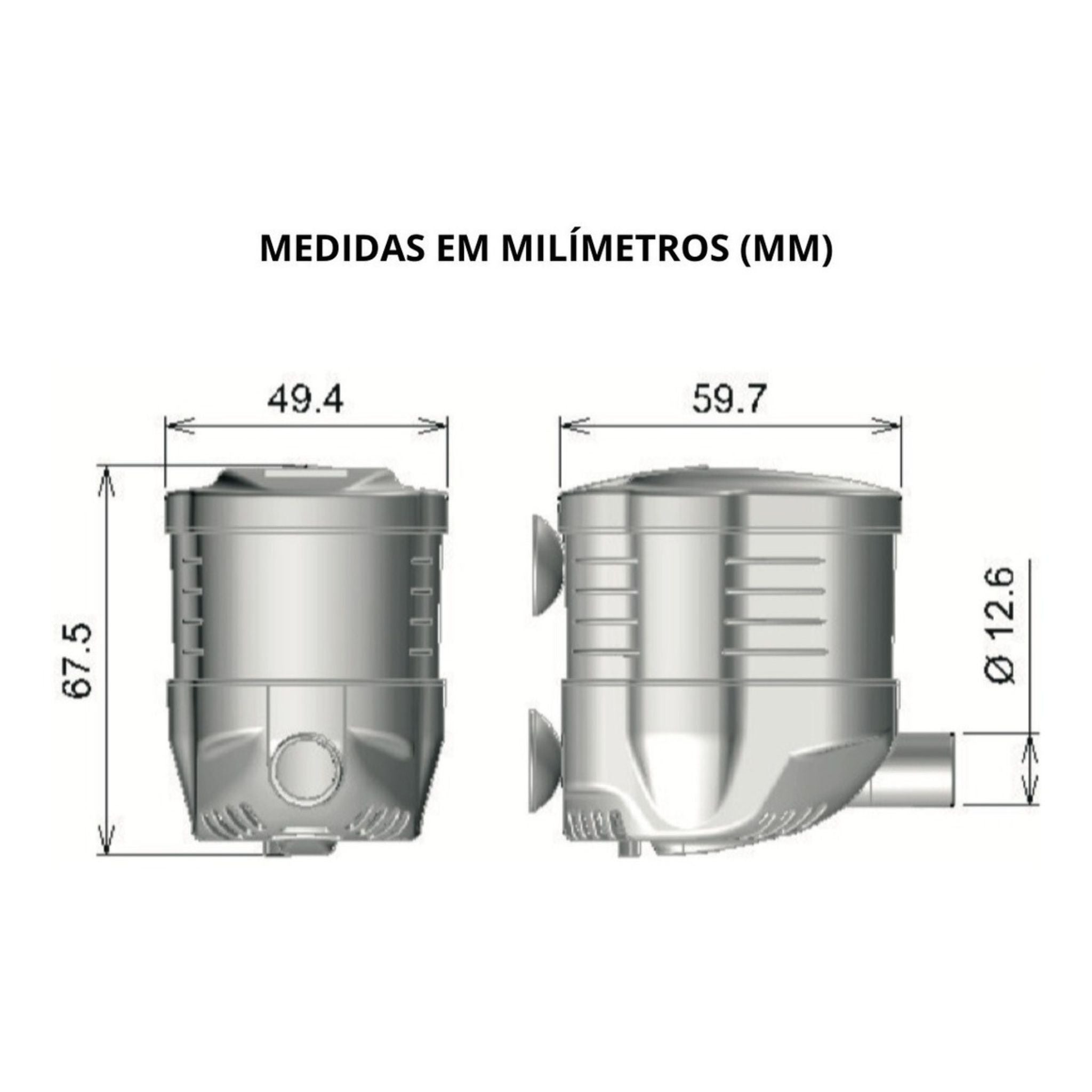 Bomba Submersa para irrigação ou mistura de solução