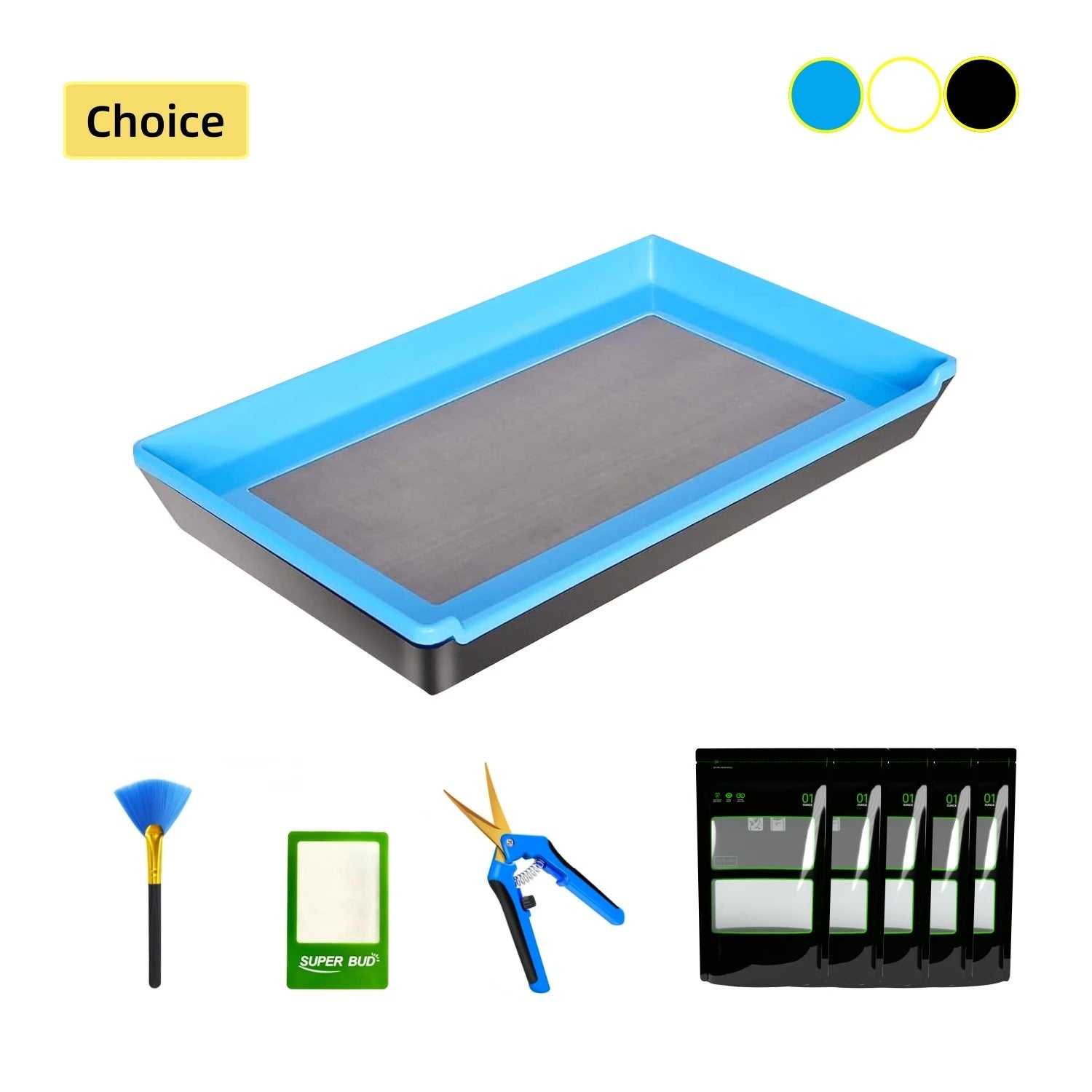 Kit Bandeja para trim + acessórios (150 mícrons)