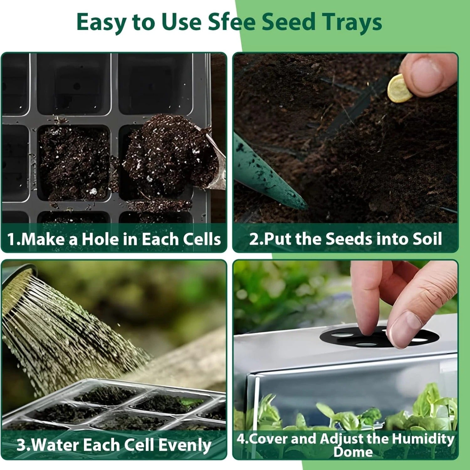 Mini estufa de germinação/clonagem sem led