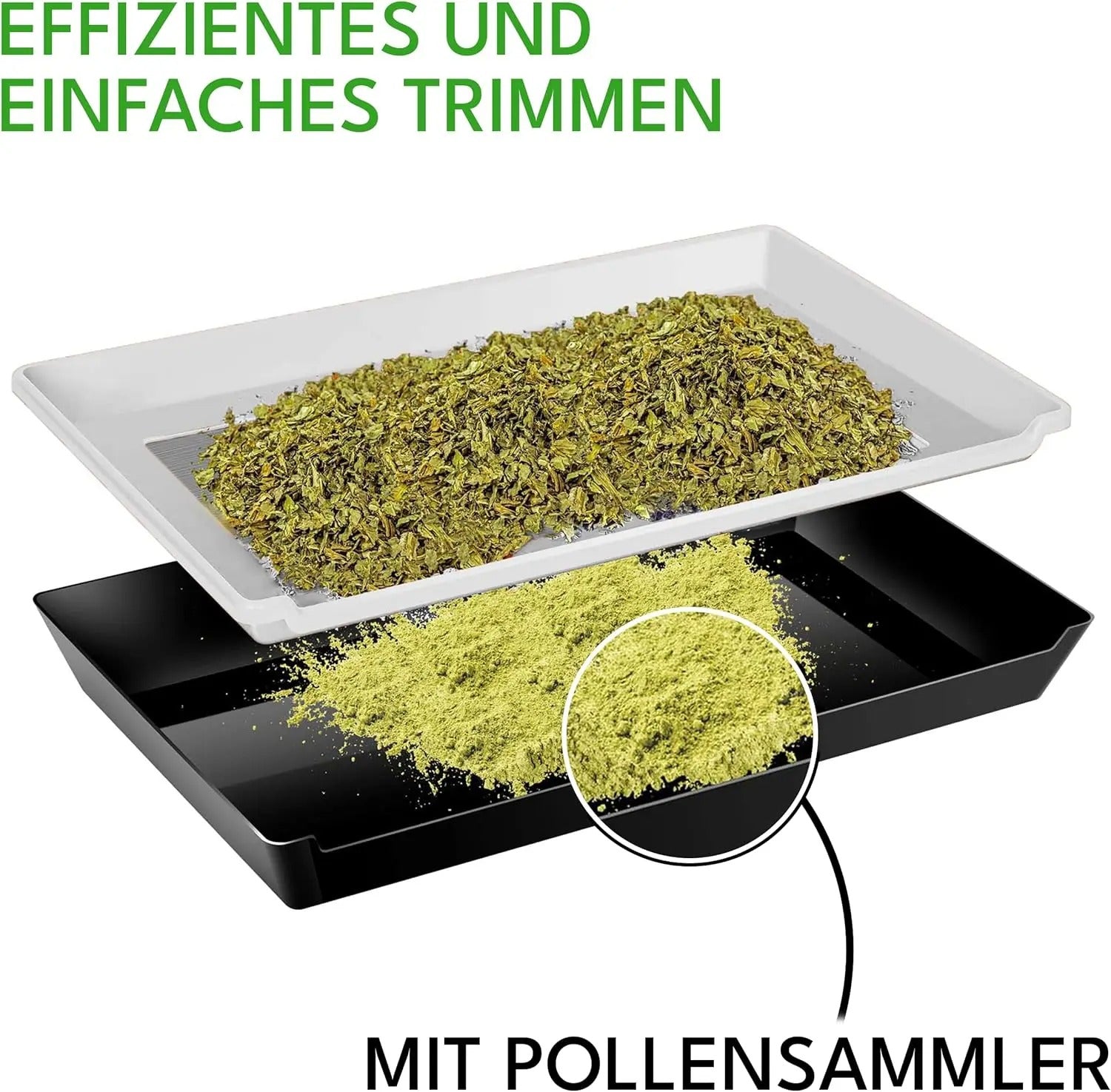 Kit Bandeja para trim + acessórios (150 mícrons)