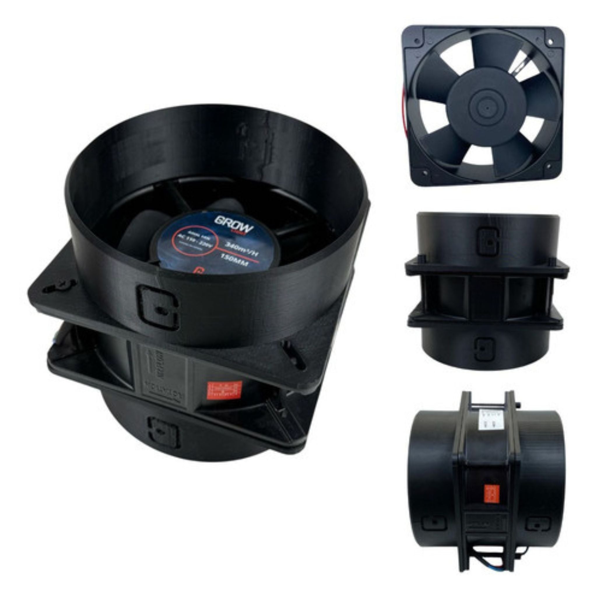Exaustor 150mm Vazão 341m3/h - GrowLight