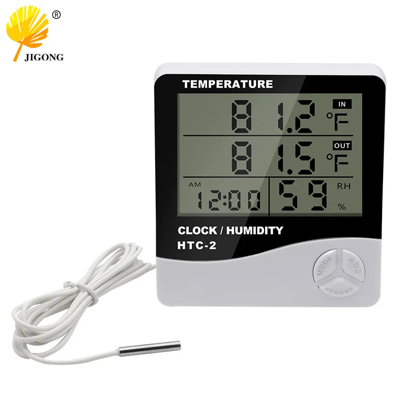 Termohigrômetro (temperatura e umidade)
