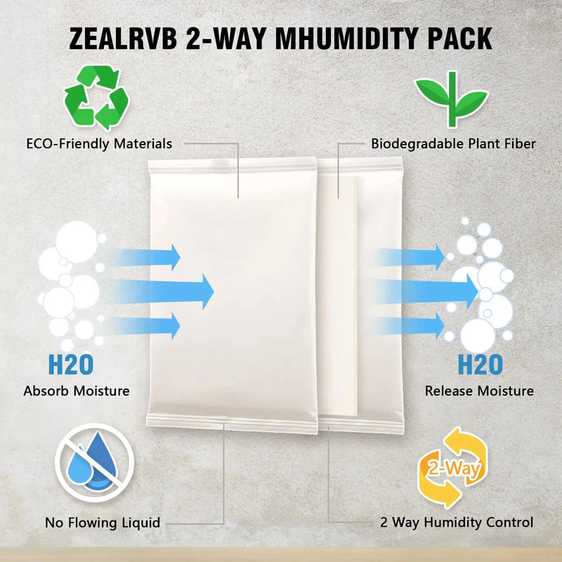 ZEALRVB - Controle de umidade para cura 62% 8g (10 unidades)